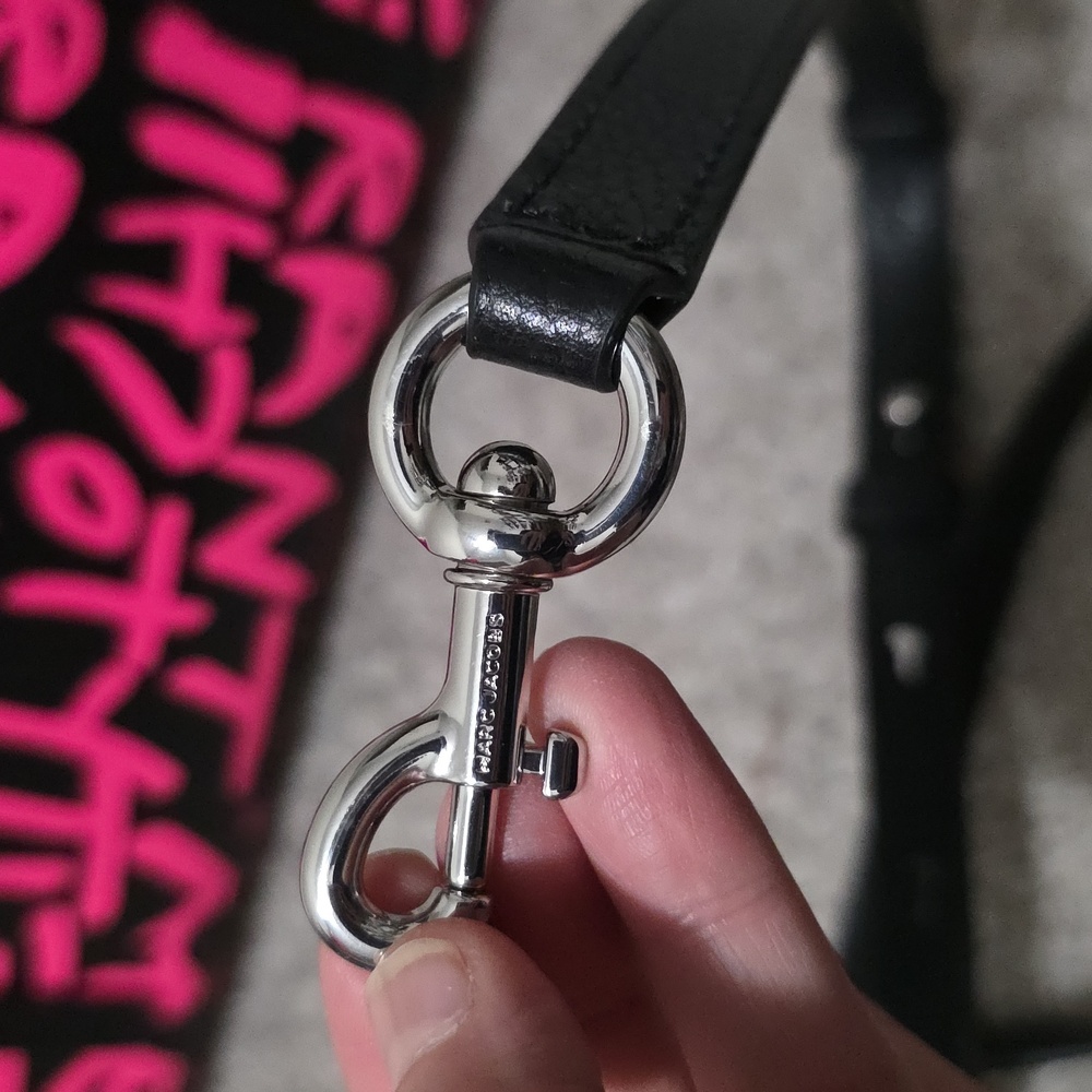 Marc Jacobs x Stephen Sprouse Black and Hot Pink Graffiti The Tote Bag - Picture 6 of 13